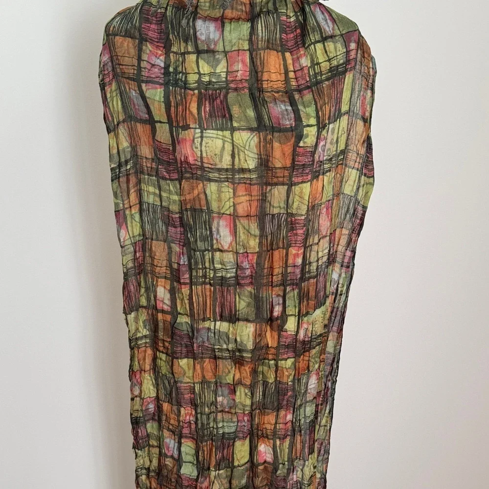 Multicolor Abstract Women's Scarf